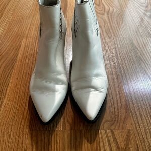 White Ankle Boots